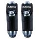 Image 2: MIKA METALS BAR CLAMPS RUBBER MOUNTED 7/8" BLK